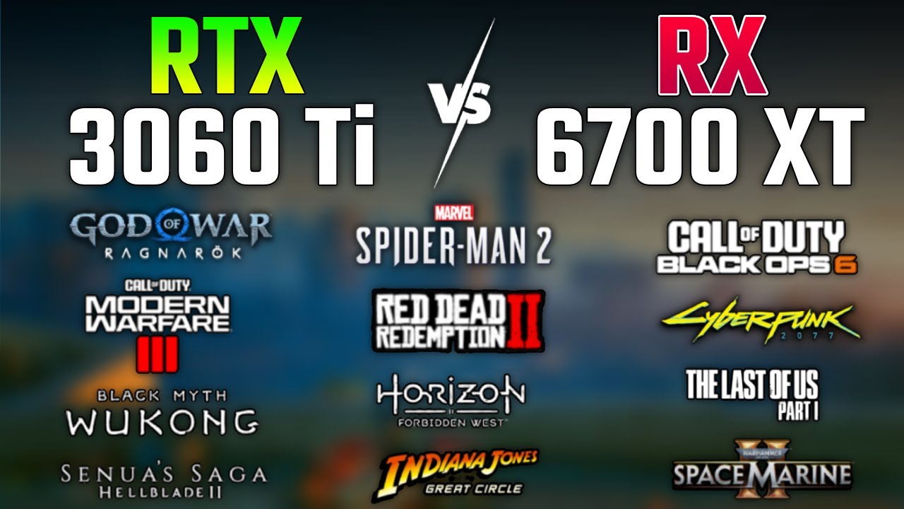 RTX 3060 Ti vs RX 6700 XT in 2025 | Test in 12 Games | 1440p - YouTube