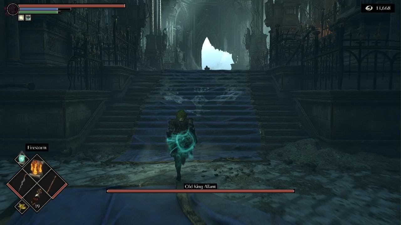 Demon's Souls: Firestorm VS False King Allant