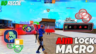 After Update AIM LOCK MacroDroid Macro Free Fire 2025 ⚙️ | 100% Headshot Settings 🇧🇷