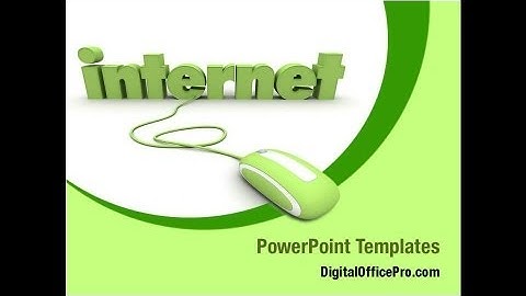 Internet Connect PowerPoint Template Backgrounds - DigitalOfficePro #00934