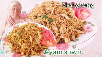 NIKMAT RASANYA !! NASI GORENG AYAM SUWIR BUMBU SEDERHANA  !! MENU PAGI HARI !? @dapurmamahandi2934