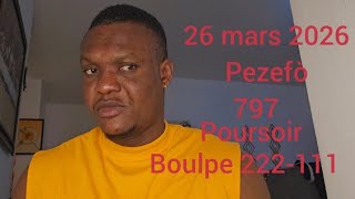 Tchouboulout Boulcho Poursoir 26 Mars 2026 Pagen Defi Poumw Nan Borlete