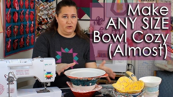 Microwave bowl cozy – video tutorial – Sewn Up