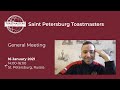 129th meeting of st petersburg toastmasters club 16 january 2021