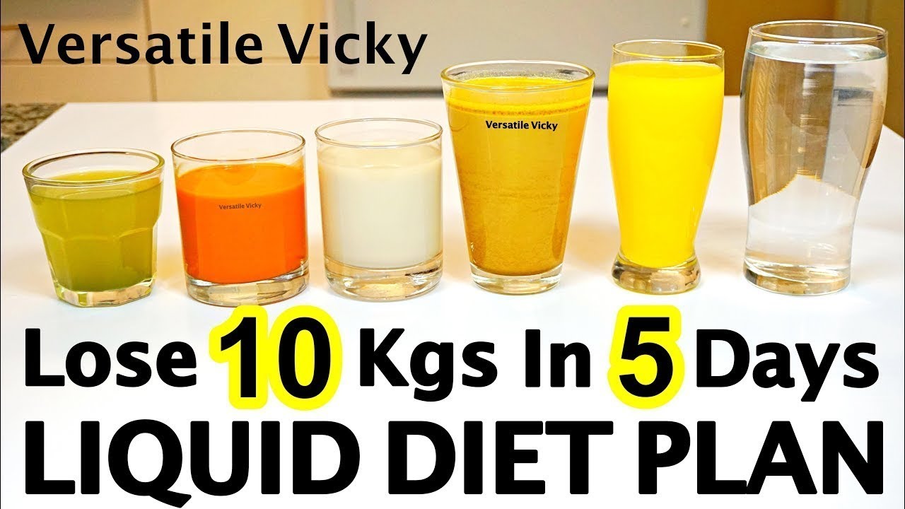 All liquid diet for weight loss - Hopraw