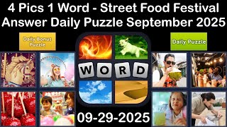 Details 4 Pics 1 Word - Street Food Festival - 29 September 2025 - Answer Daily Puzzle + Bonus Puzzle Update