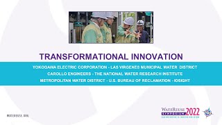 Details Transformational Innovation 2022: AI project for the Las Virgenes - Triunfo JPA potable reuse system News