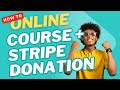 How to Create an Online Course Platform with Donations &amp; Stripe Tutor LMS + WooCommerce + WordPress