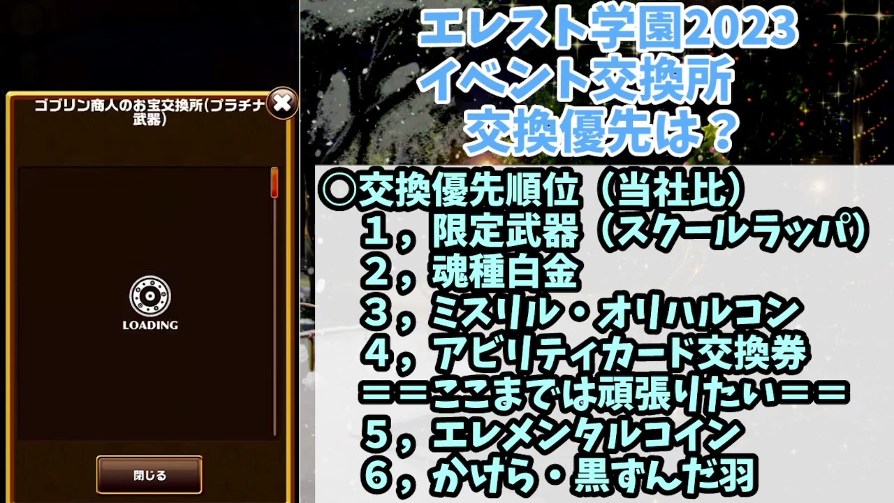 エレスト】エレスト学園2023イベント交換所交換優先順位ランキング - YouTube