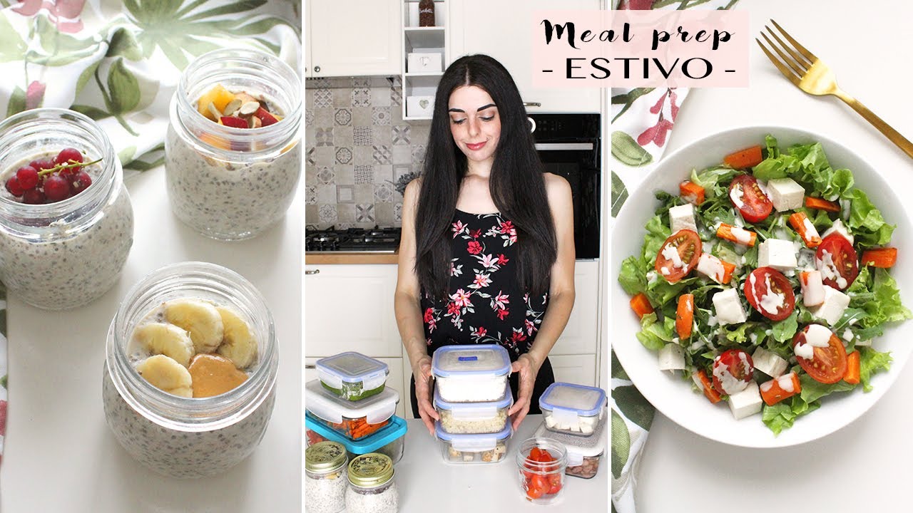 MEAL PREP ESTIVO SANO & PRATICO | COME ORGANIZZO E CONSERVO I PASTI | + IDEE PASTI | Veglife Channel