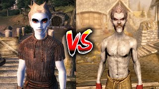 Life of a Dark elf Skyrim VS Oblivion