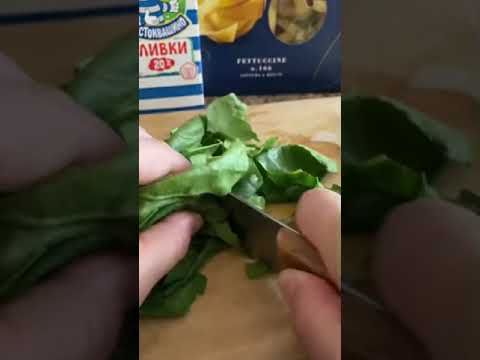 Самая вкусная паста! Фетучини с курицей и грибами!