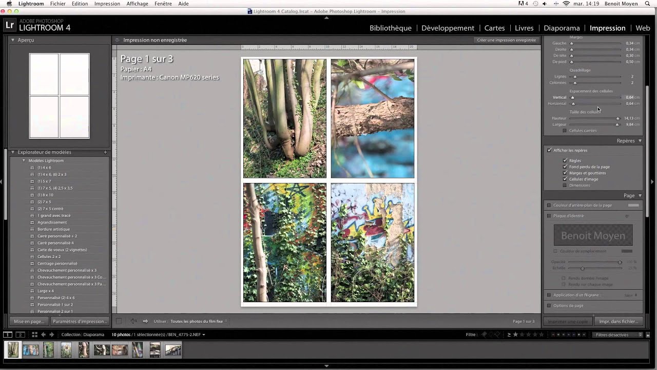 15 • Maîtriser le module d'impression de Lightroom 4 • Mac (astuce ...