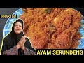 Nikmat ! RESEP RAHASIA & PRAKTIS AYAM SERUNDENG PEDAS MANIS GURIH !