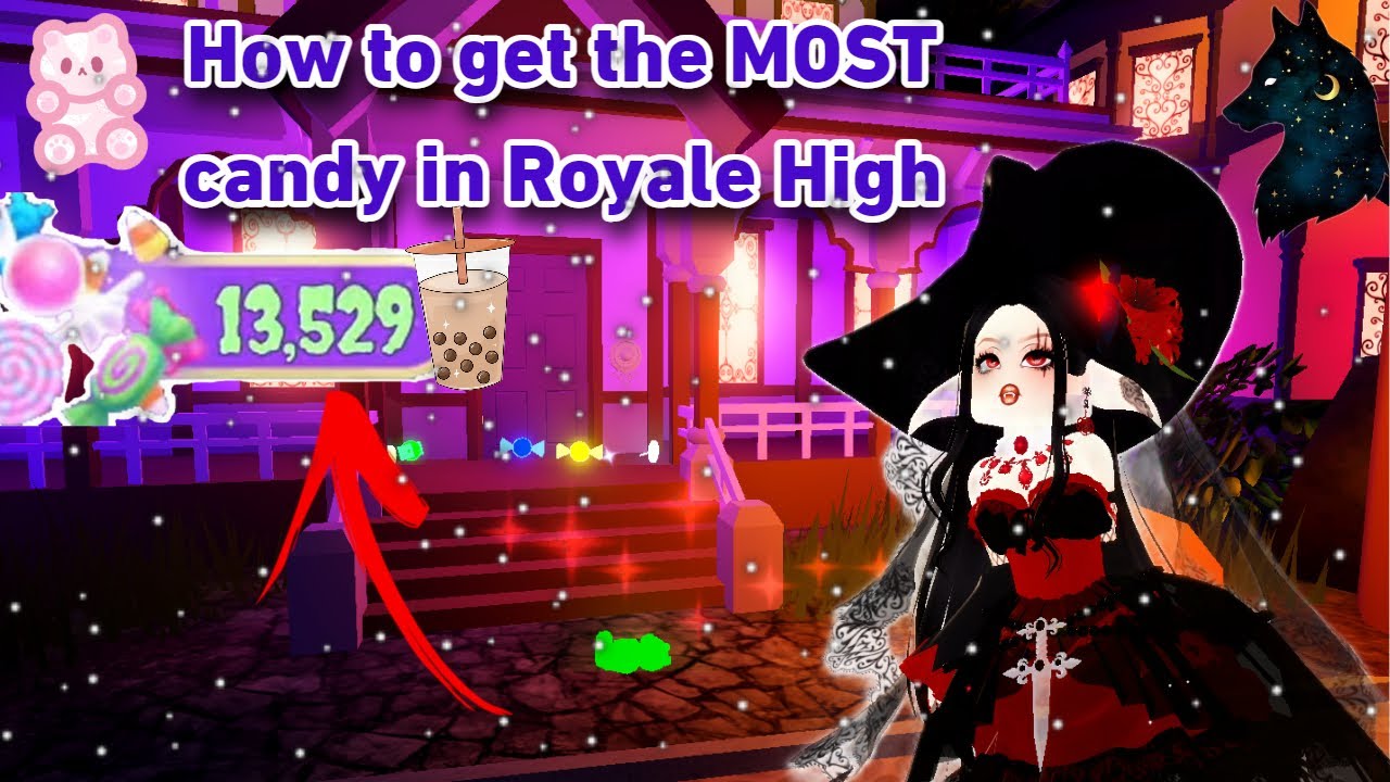 How to get the MOST CANDY in Royale High Halloween Update YouTube