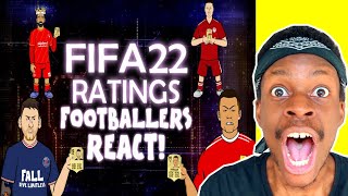 442oons : FIFA 22 RATINGS - FOOTBALLERS REACT (Feat Lewandowski Ronaldo Messi Neymar) Reaction