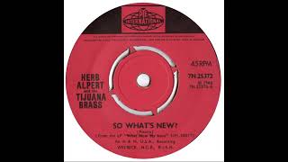 UK New Entry 1966 (174) Herb Alpert & The Tijuana Brass - So What's New?