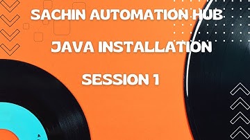 How to install Java Session 1