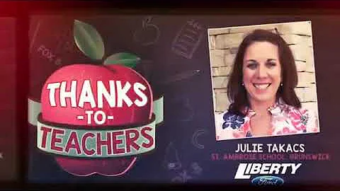Mrs. Julie Takacs - Fox 8 Teacher of the Week 2021