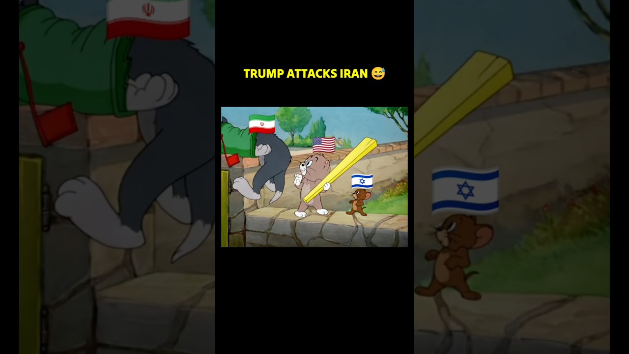 AMERICA strikes IRAN 🚀💥 IRAN - ISRAEL War Tom and Jerry Version