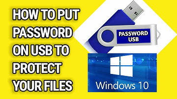 How to Put and Remove Password USB Flash Drive | Video Tutorial 2020