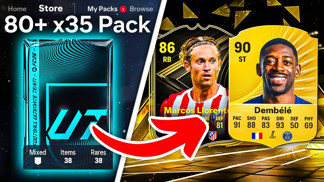 80+ x35 ДЕЛЮКС НАЧАЛЬНЫХ НАБОРОВ! 😨 FC 26 Ultimate Team