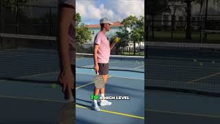 Should you hit a bounce serve?  #pickleballcoach #pickleball