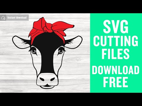 Download Heifer With Bandana Svg Free Cow Svg Instant Download Animal Svg Heifer Svg Free Svg Cutting Files Funny Svg Shirt Design Png Dxf 0120 Freesvgplanet