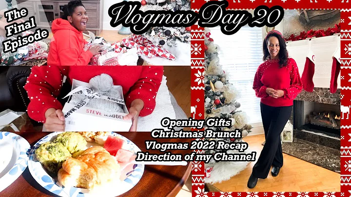 VLOGMAS DAY 20 | Holiday Outfit, Opening Gifts, Christmas Brunch, Vlogmas Recap | Crystal Momon
