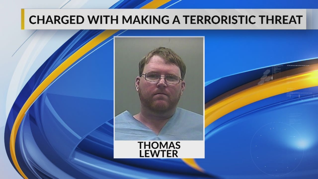 Charged with making a terroristic threat - YouTube