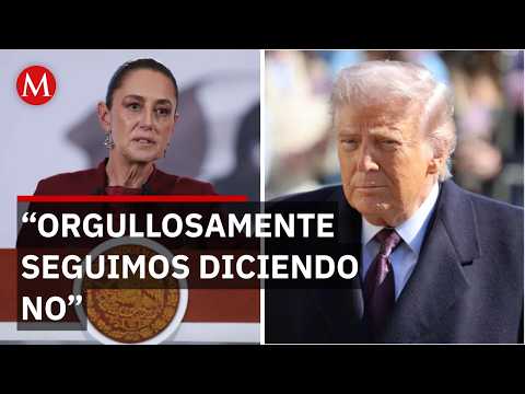 Sheinbaum defiende la soberanía nacional ante amagos de Trump