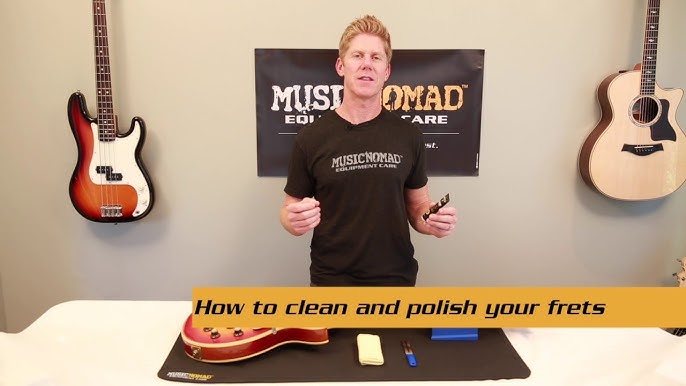 MUSICNOMAD GUITAR ONE TECH SIZE ALL IN 1 CLEANER-POLISH & WAX