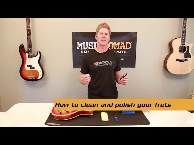 How to Clean & Polish your Guitar and Bass Frets with FRINE Fret