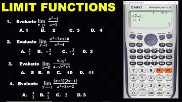 DIFFERENTIATION 1: HOW TO USE CASIO CALCULATOR TO FIND THE DERIVATIVE OF A LIMIT FUNCTIONS