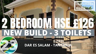 172 Only. New Build House Tour - 2 Bedrooms And 3 Toilets Dar Es Salam Tanzania Africa