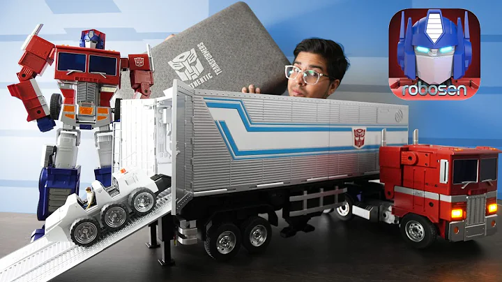 Unboxing World's FIRST Auto-Converting TRAILER + ROLLER! Robosen Transformers Optimus Prime Review
