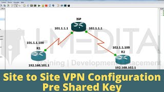 Site to Site VPN Configuration with Pre Shared Key | Tutorial by Baldev Singh - CCIE # 37094