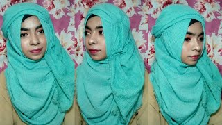 Easy Arabian Hijab Tutorial & Side Layer Hijab Style Queen Rimi