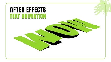 Creative Text Animation with CC Smear like a Pro in After Effects! 🔥
