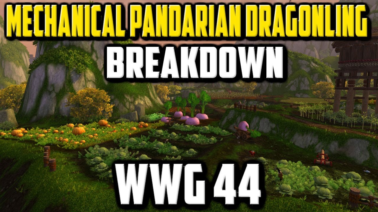 Mechanical Pandarian Dragonling Breakdown - WoW Gold Farming - WWG 44