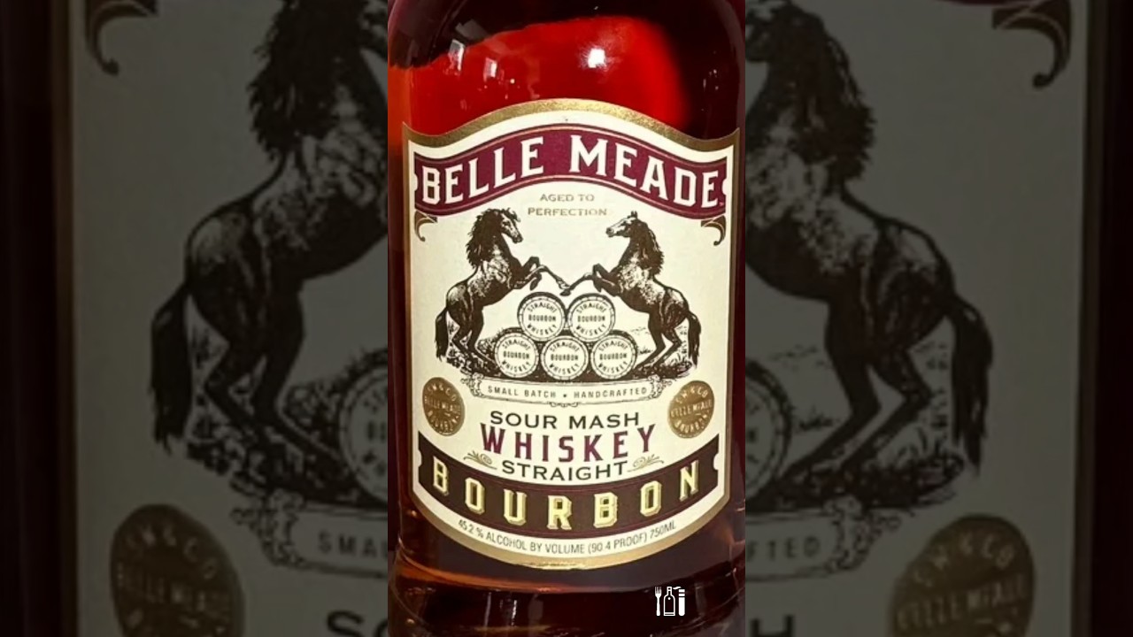 The Belle Meade Sour Mash Straight Bourbon Whiskey. 