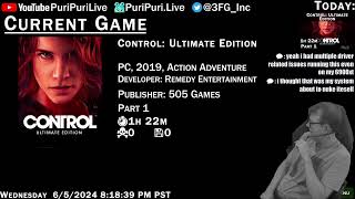 Puri Plays LIVE: Control: Ultimate Edition [Part 1] (PC,2019,Action Adventure)