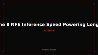 The 8 NFE Inference Speed Powering LongCat-Video-Avatar 1.5 #Shorts