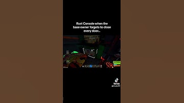 Rust Console when the base owner forgets to close every door…#shorts #rust #rustconsole