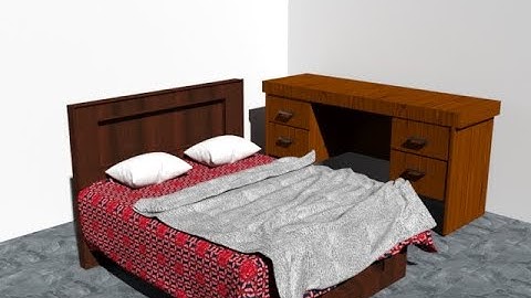 how to model a bed , bed sheet and pillow in 3ds Max