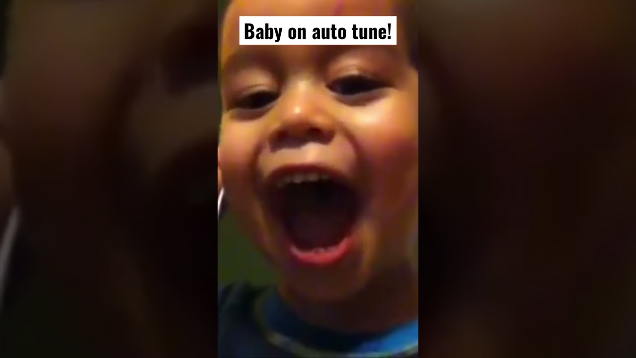 Baby on autotune! 