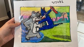 All of the Tom and jerry animation cels I have made