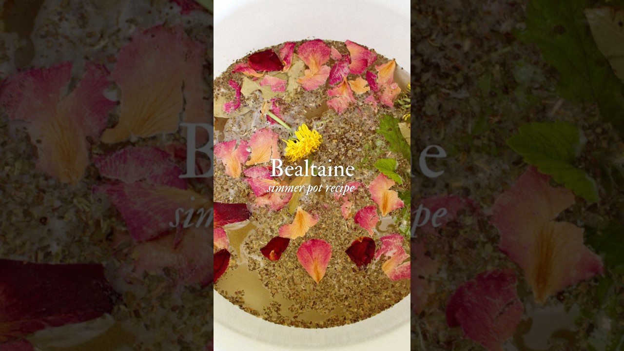 Beltane Simmer Pot Recipe 🌿🔥💗 Bealtaine, May Day, Beltain