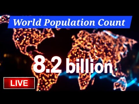 LIVE 2025 World Population Count 