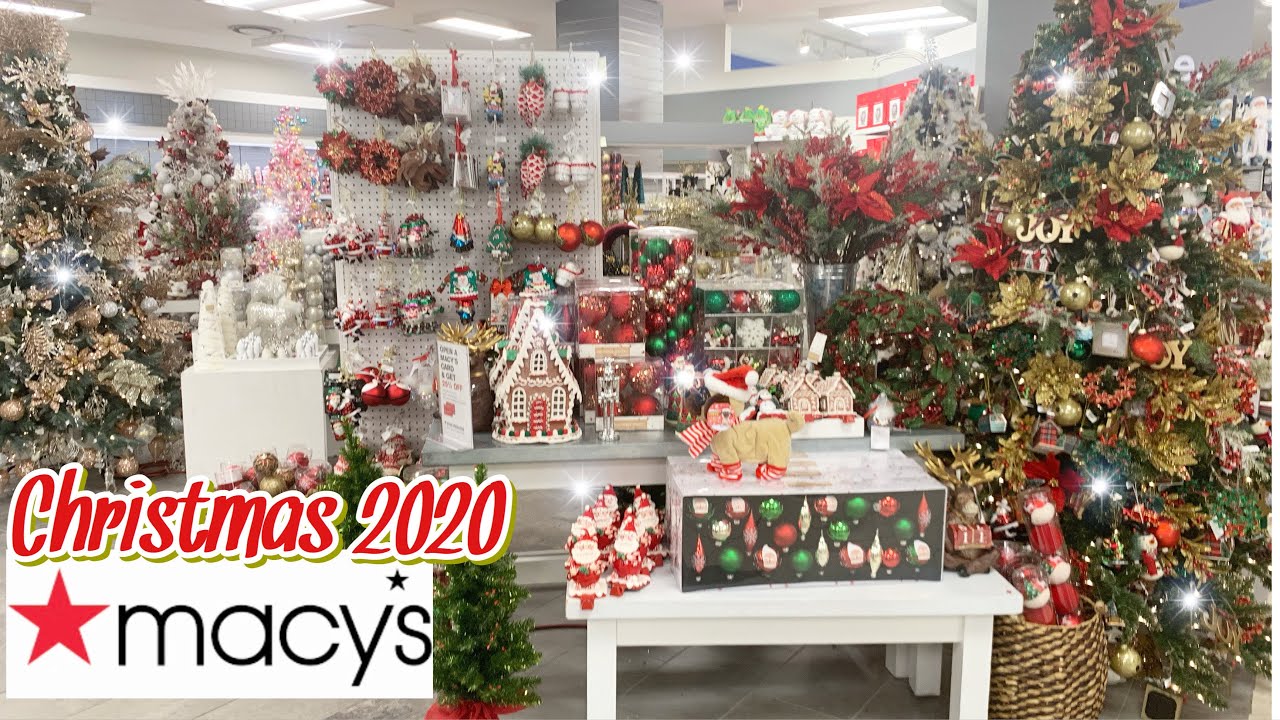 Macy’s Christmas 2020~ Christmas Trees ~ Ornaments ~ Santas and ...